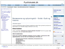 Tablet Screenshot of fysiklokalet.dk